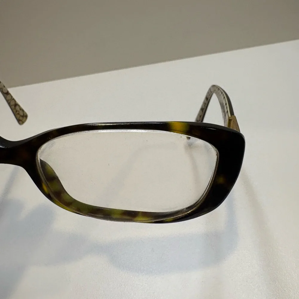 COACH EYEGLASSES HC6063 (Elizabeth) 5262 (Dark Tort‎ Sand SigC) COACH GLASSES